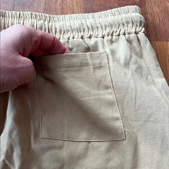 2 new Amazon Burgundy and Tan Drawstring Pants - Picture 16 of 16